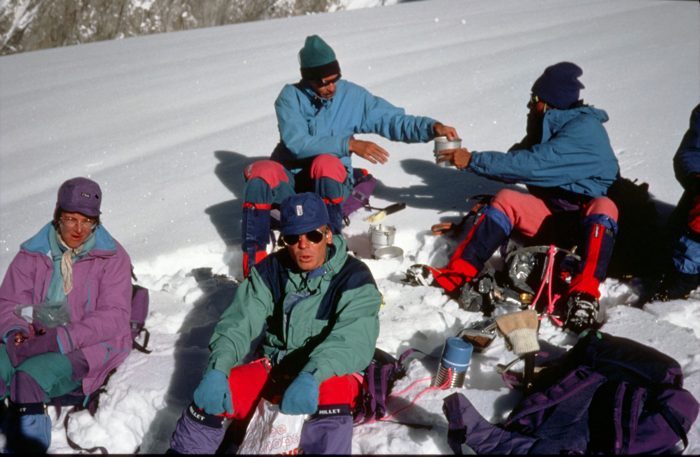 Alpinism, Bularung Sar, Camp 2 5600m, Carole Milz, Heinz Hugli, Himalaya, jean-Jacques Sauvain, Karakorum, L'equipe, Pakistan, Places, sport, Vincent von kaenel